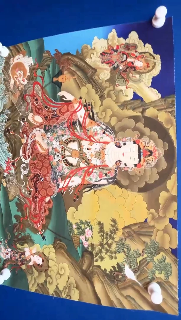 卷轴画唐卡16108