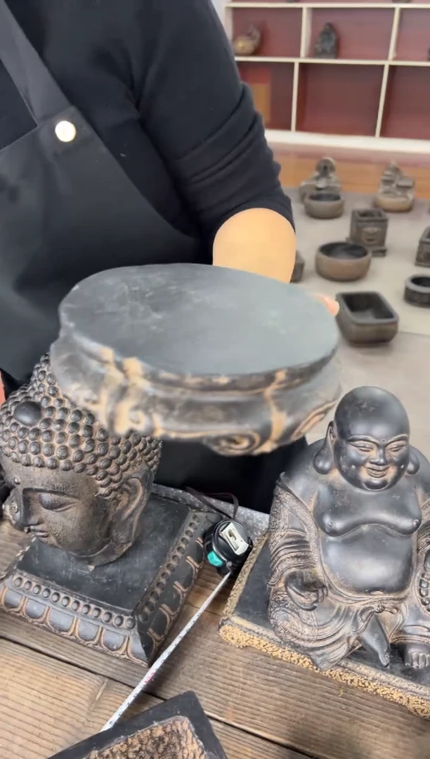 陶土【火山泥】金箍坛底座