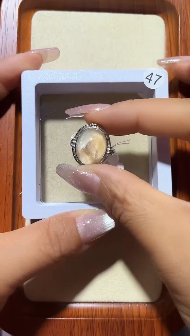 【闪购商品】水晶戒指银S925镶嵌定制