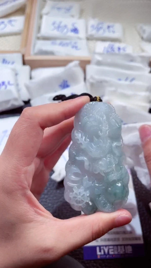 翡翠未镶嵌颈饰00008045