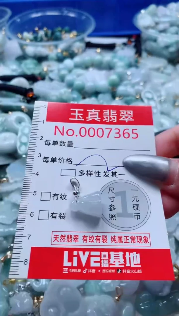 吊坠(不含链)未镶嵌翡翠7365