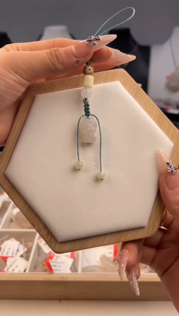 和田玉未镶嵌挂件58.8