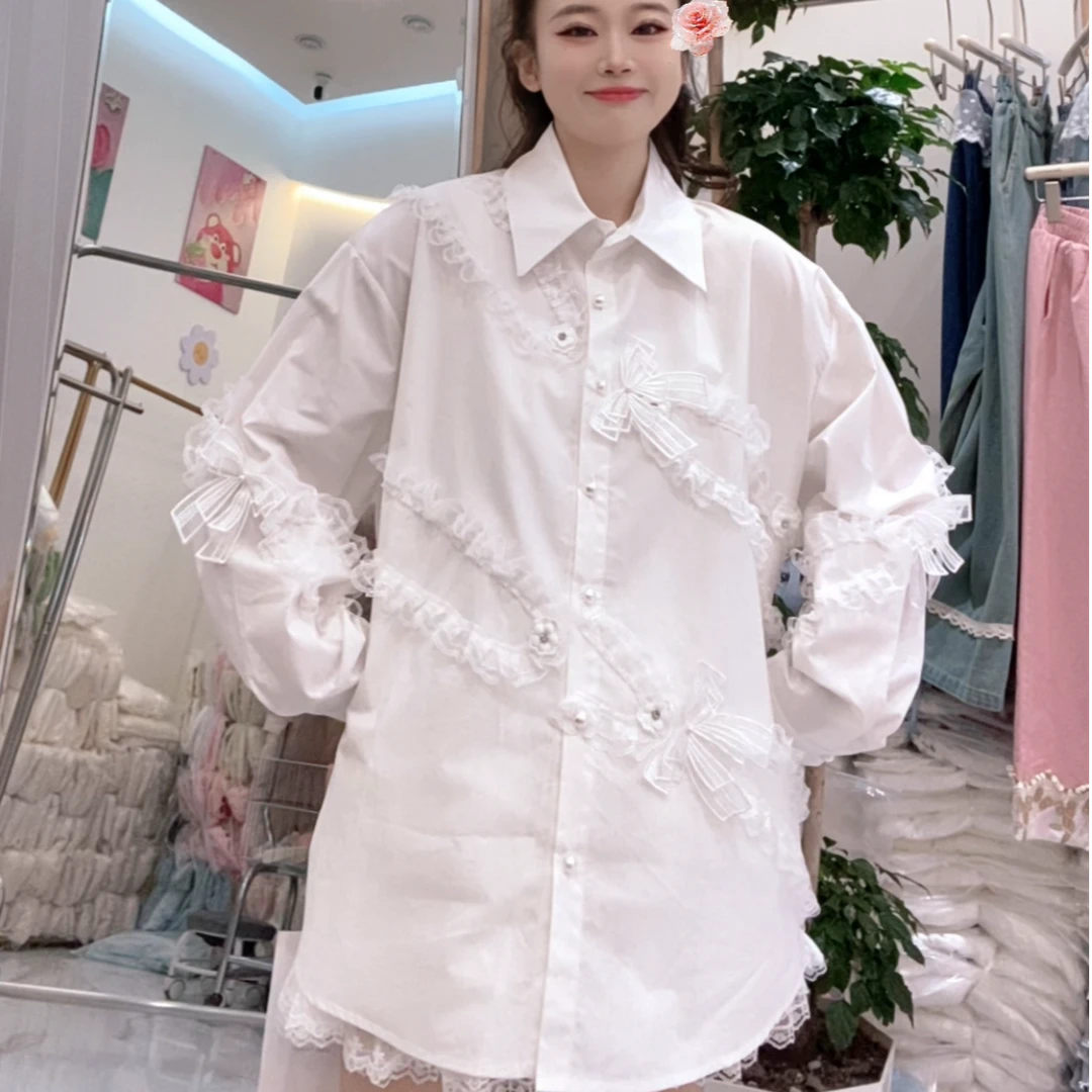 3319春季宽松型衬衫