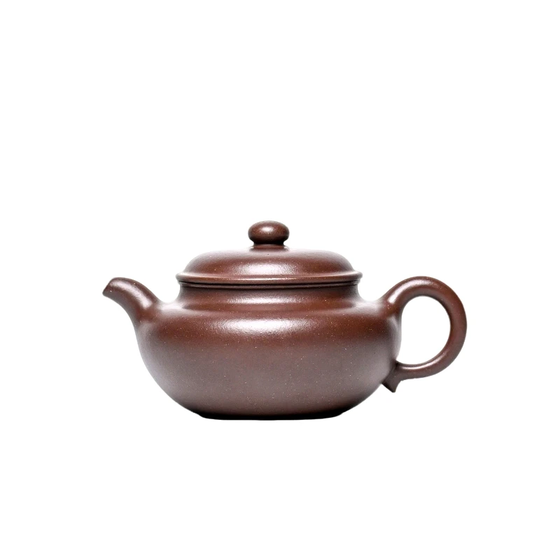 汽修【天青.仿古】老林精选宜兴原矿天青精工紫砂仿古壶200cc