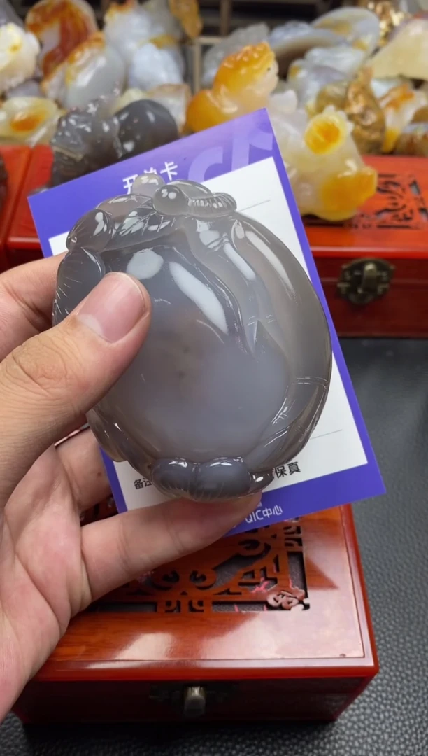 未镶嵌手把玛瑙/玉髓臣****岸00