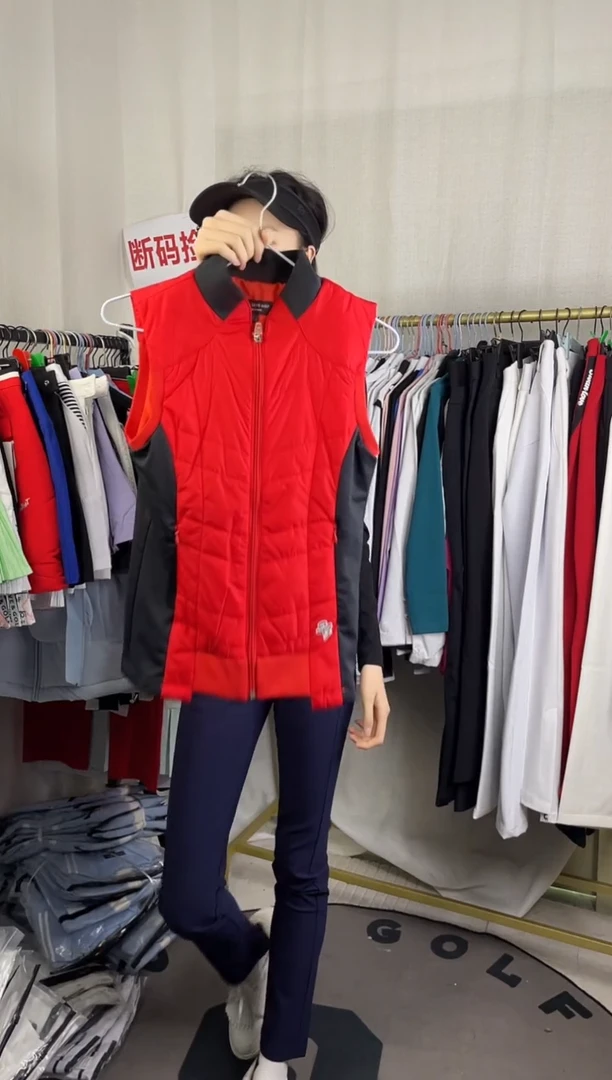 高尔夫红色马甲S码