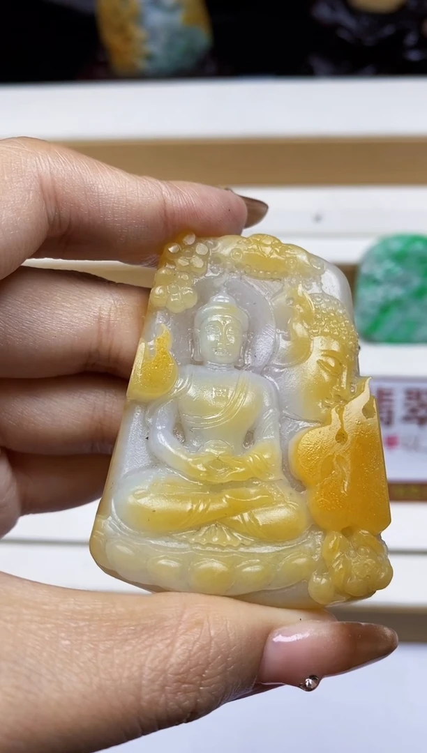 颈饰未镶嵌翡翠翡翠A货