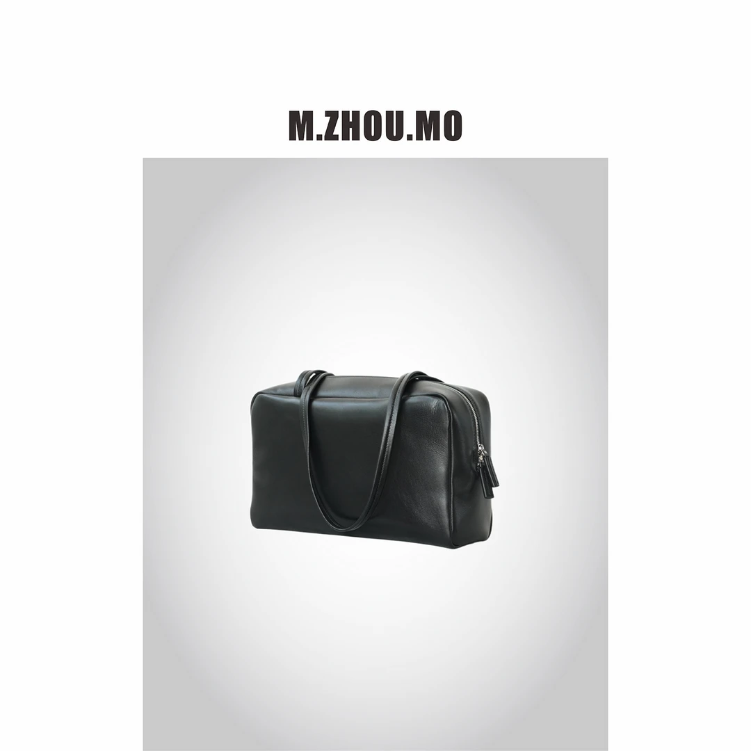 M.ZHOU.MO 通勤中古款单肩手拎包 大容量 简约气质高品质