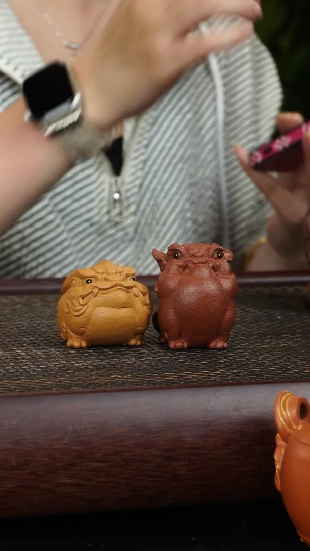 紫砂茶宠小*兽萌宠2个