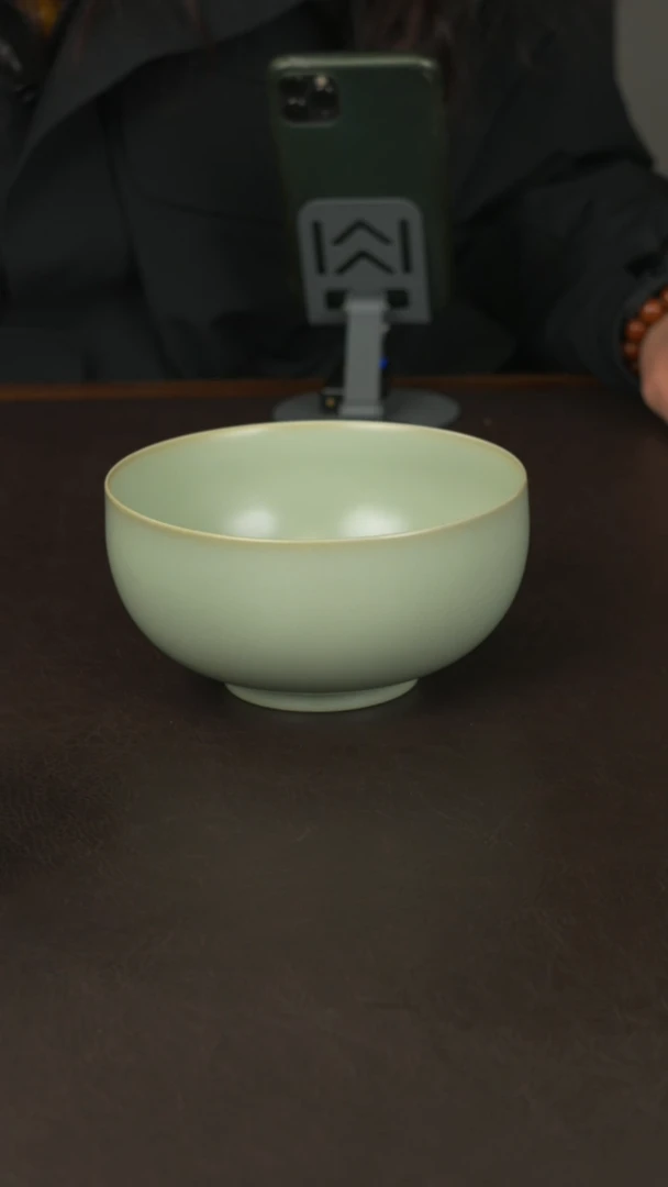 瓷瓷 宣宝汝瓷原矿原釉手工作品微瑕