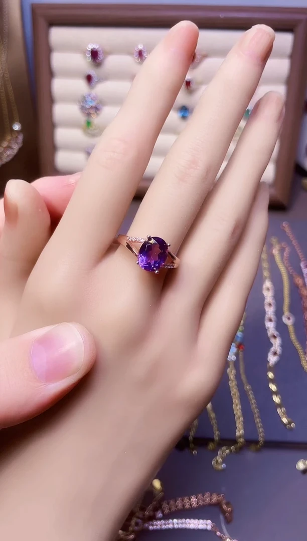 【闪购商品】紫晶手绳银S925镶嵌一枚