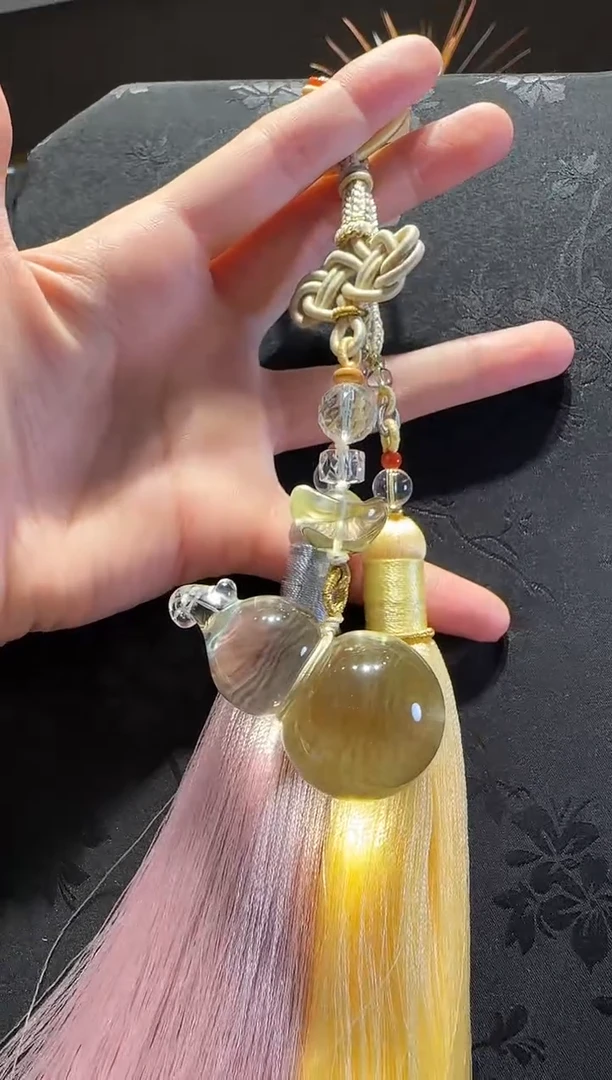 水晶手绳未镶嵌橙*葫芦款