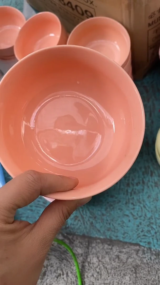 摆件陶红稀土5寸米饭碗