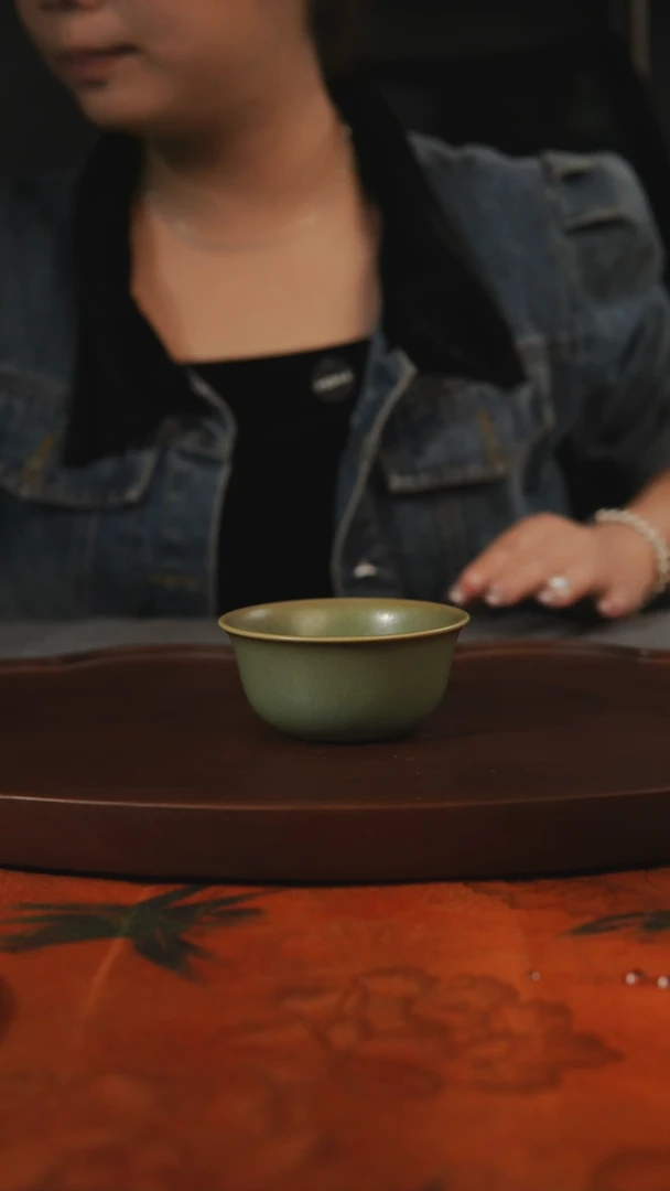 杯子柴烧鸡缸  汝州原产地原矿仿古老釉