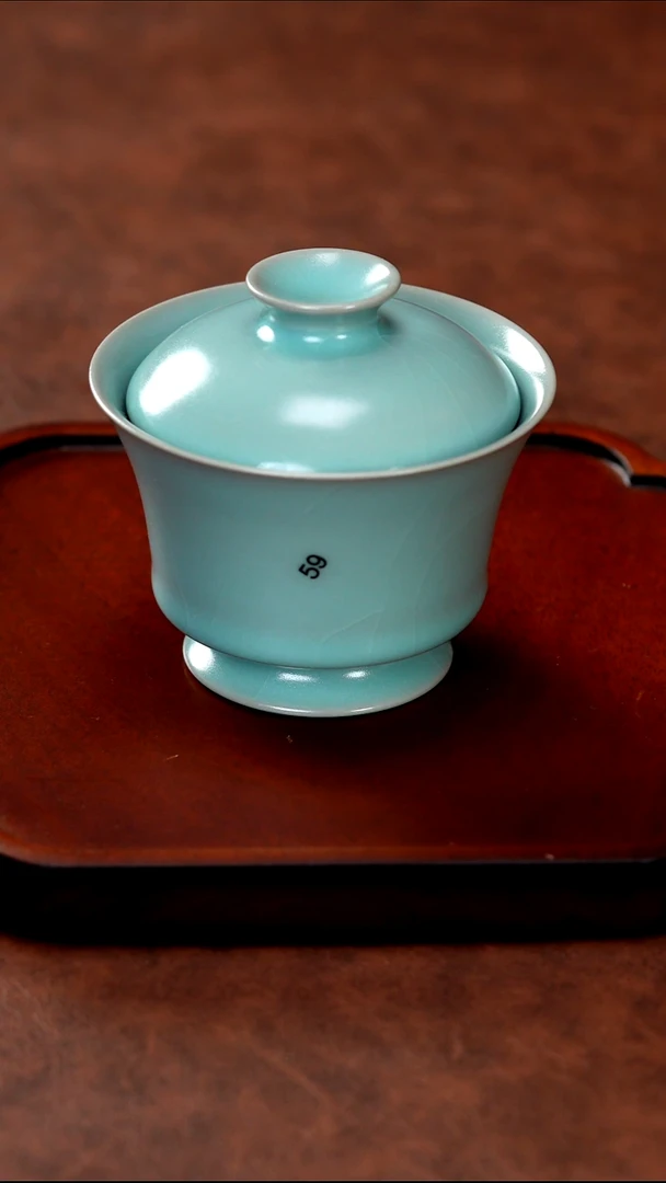 59                马蹄两才盖碗