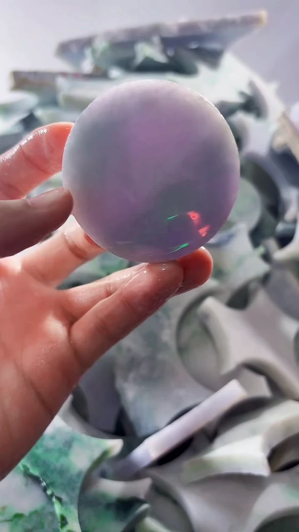 裸石翡翠缅甸翡翠A货文2565