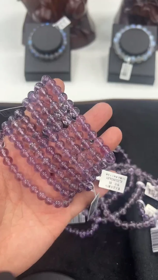 【闪购商品】水晶手链未镶嵌XL3232约7mm多样性发一件