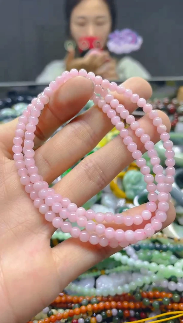 颈饰未镶嵌翡翠4MM/X/翡翠A货，一件也是批发价