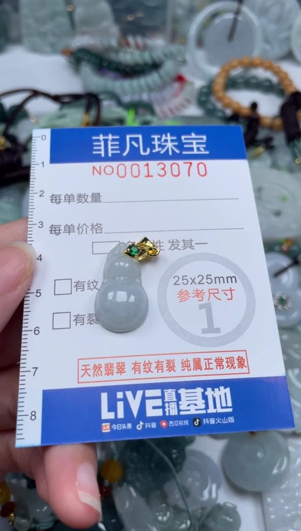 颈饰未镶嵌翡翠13070