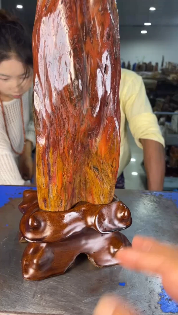 未镶嵌摆件硅化玉46