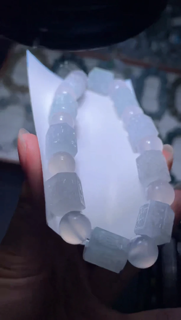 未镶嵌定制翡翠天然缅甸翡翠手串7