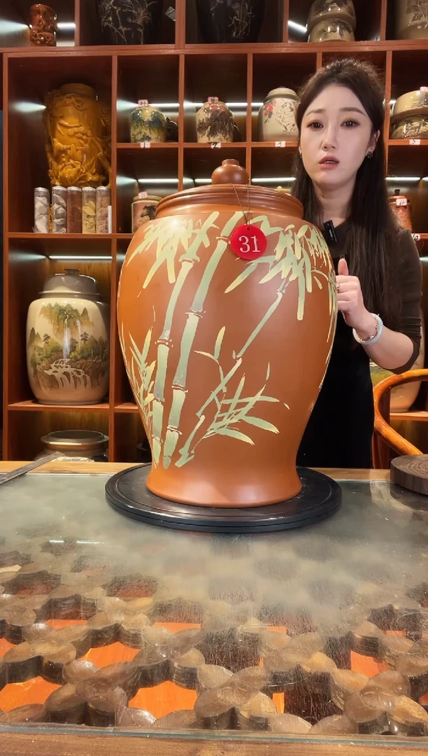 罐云南建水紫大号复烧缸@31