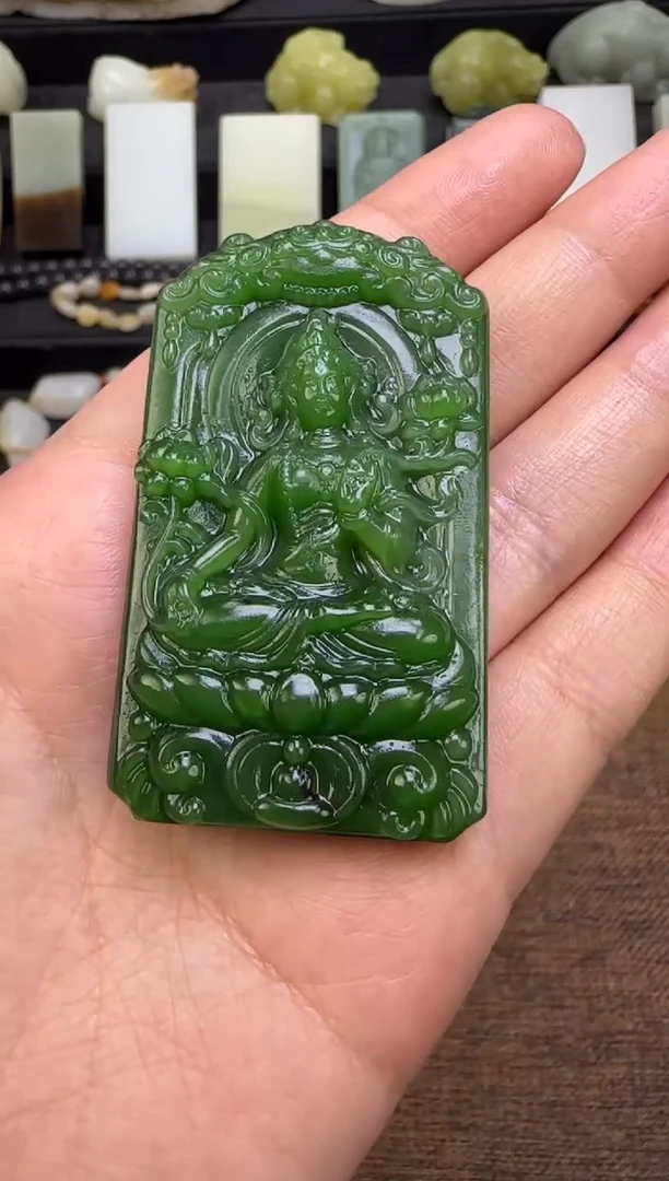 吊坠(不含链)未镶嵌和田玉吊坠