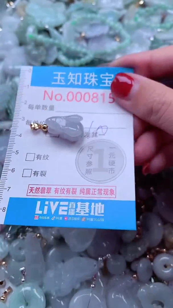 吊坠(不含链)未镶嵌翡翠8151