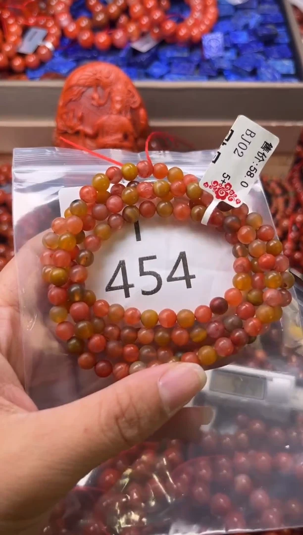 未镶嵌南红玛瑙珠宝奇石I454-5