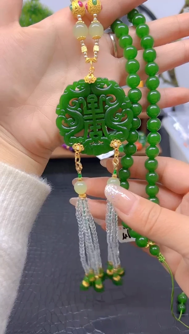 【闪购商品】和田玉毛衣链未镶嵌毛衣链M654