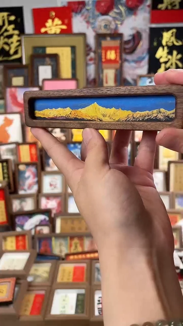 国画纯手绘书法绘画作品