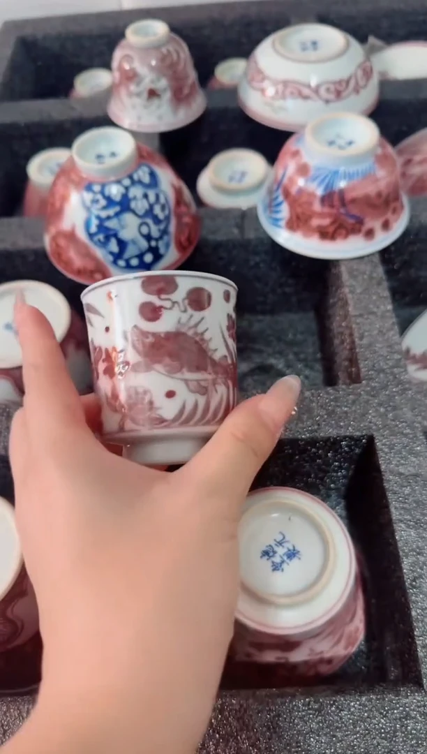瓷片景德镇瓷器茶器茶杯
