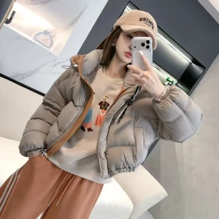 熙薇【​简而愈奢】2025秋冬新款时尚休闲加厚连帽羽绒服H6266