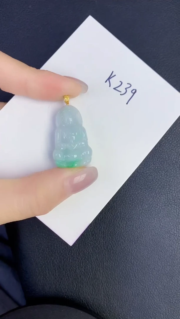 颈饰未镶嵌翡翠缅甸天然翡翠A货