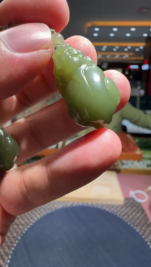 和田玉未镶嵌吊坠(不含链)【钰724】18 7021多样性发其一