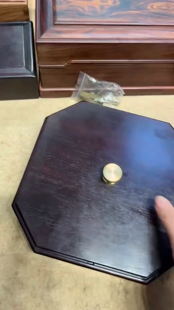 【闪购商品】木紫檀素面干果盒