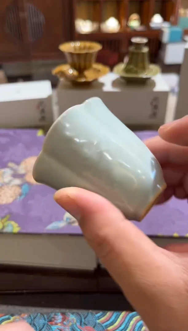 天青青客杯茶具茶具