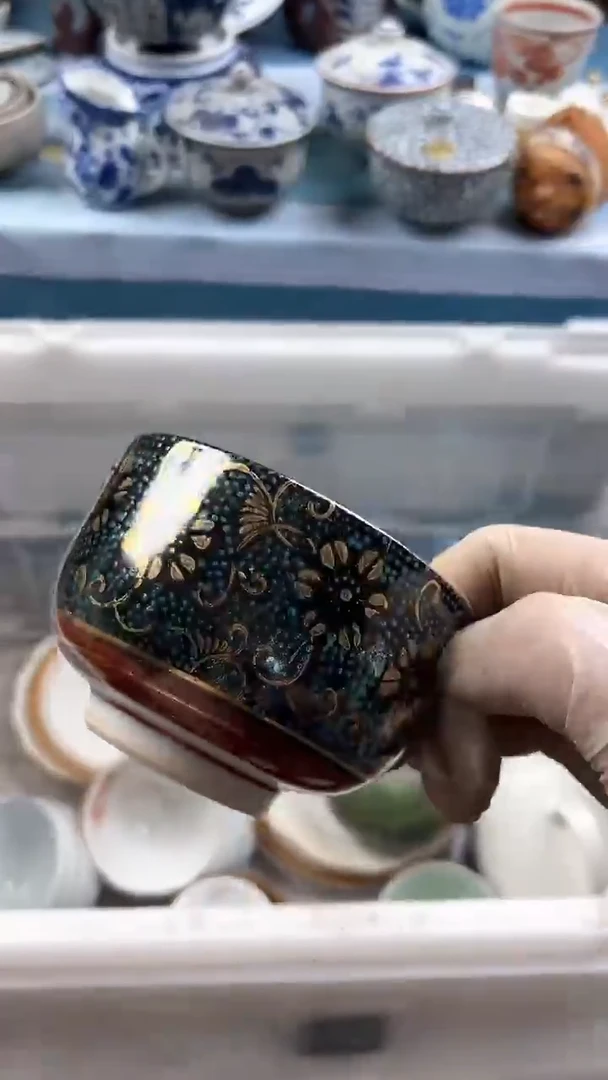 瓷片英歌瓷器满19.9包邮