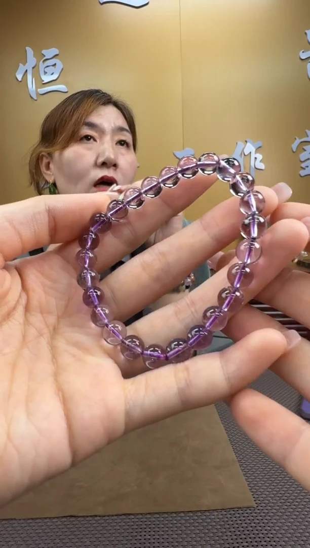 颈饰未镶嵌水晶手串8mm