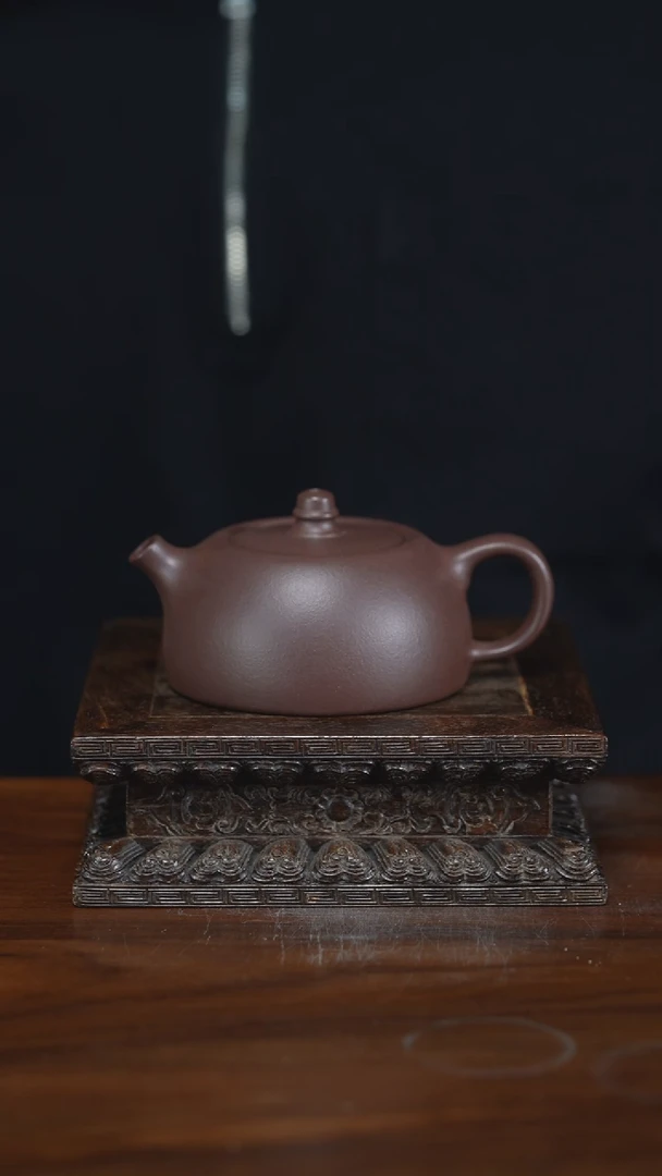 茶壶紫砂井栏 紫泥 150cc