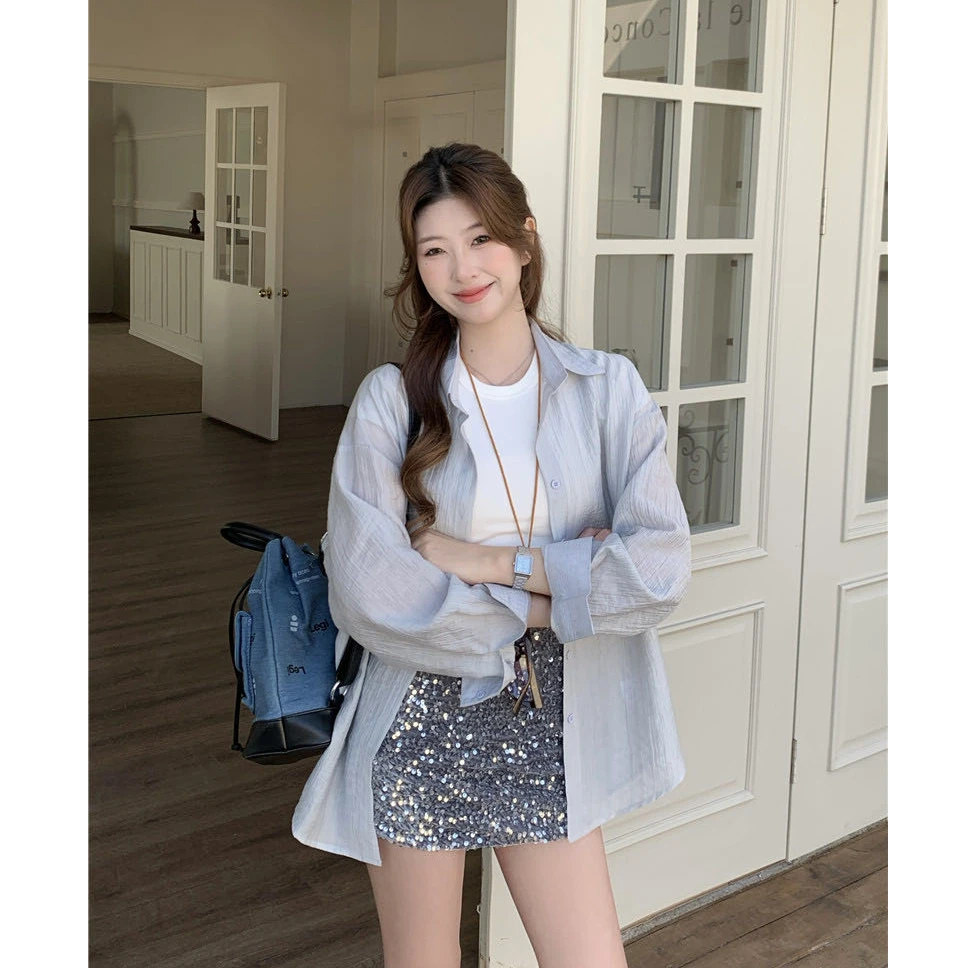 【MM/5983】春夏新款聚酰胺防晒衬衫