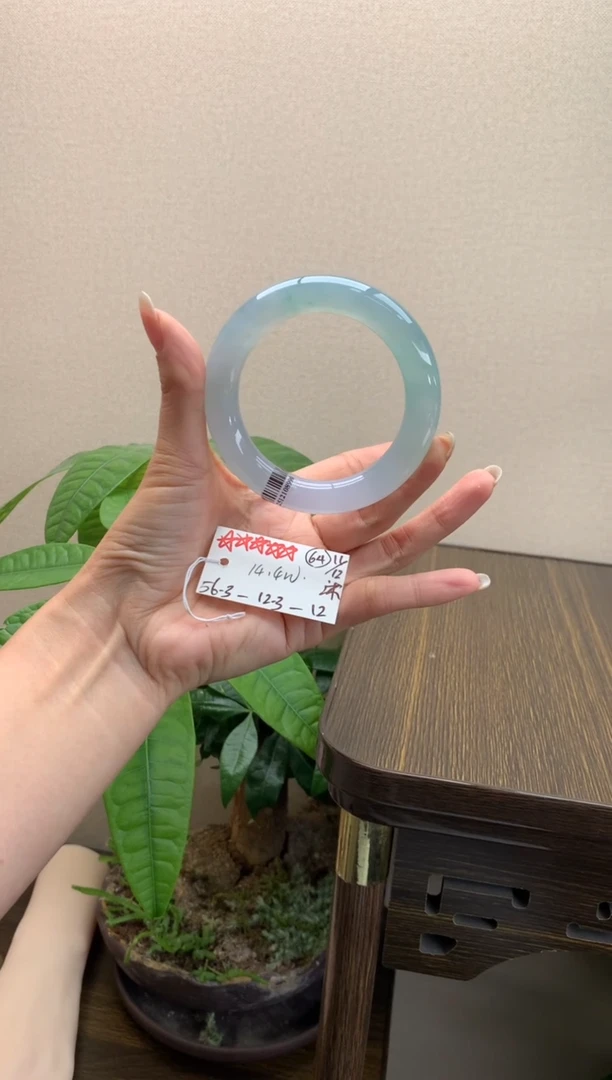 未镶嵌手镯翡翠翡翠手镯#64  圈口56