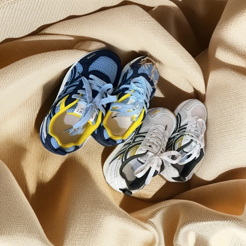 956网面内增高运动鞋女款时尚百搭网面透气简约舒适运动鞋