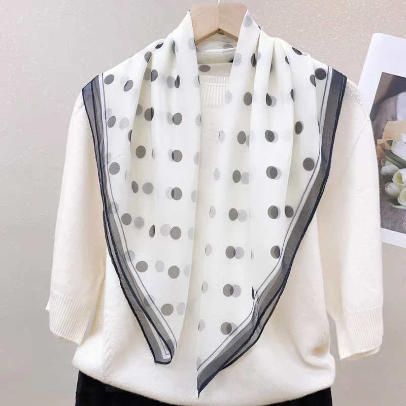 （818）2025新款春夏季方巾西丽纱气质百搭防晒丝巾（西丽纱70*70）