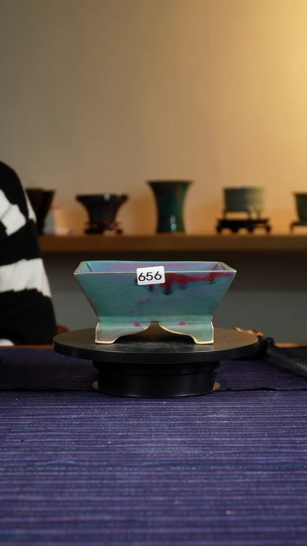 656四方斗笠水仙盆8.5/5/18.5/17