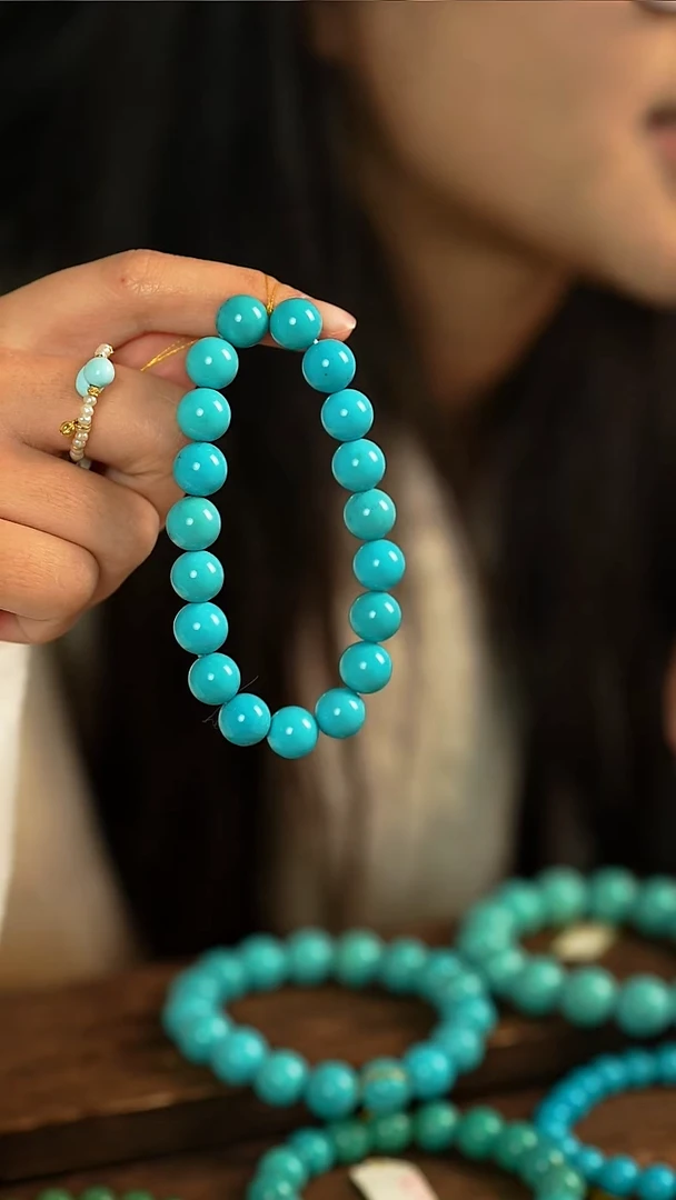 未镶嵌绿松石手串圆珠