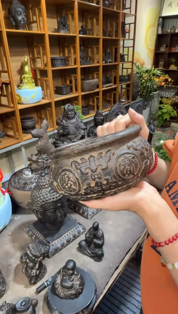 陶土【火山泥】聚宝盆