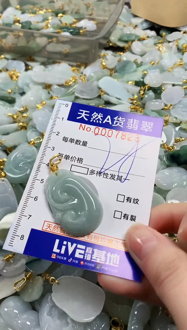 颈饰未镶嵌翡翠天然a货翡翠