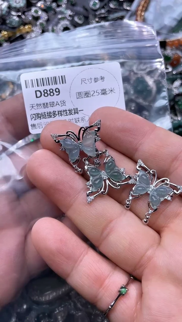 【闪购商品】翡翠颈饰未镶嵌D889多样性发其一