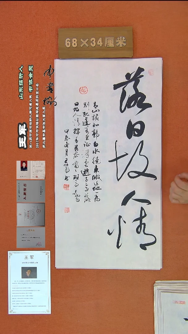 【闪购商品】书法48王军书法作品